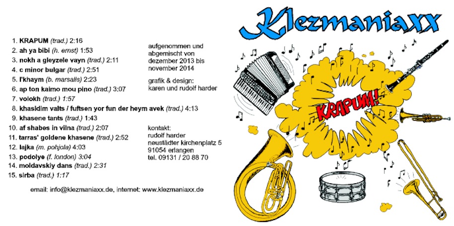 KRAPUM! Booklet von aussen
